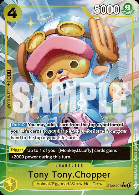 Tony Tony.Chopper, One Piece card ST29-007 — Egghead set