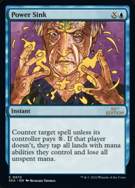 Power Sink, Magic card 30A 72 — 30th Anniversary Edition set