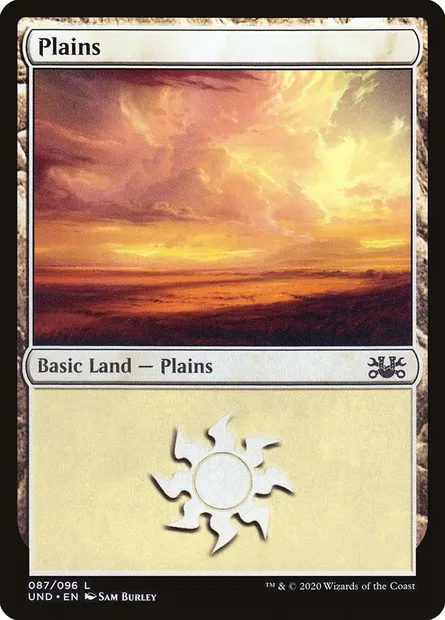 Plains, Magic card UND 87 — Unsanctioned set