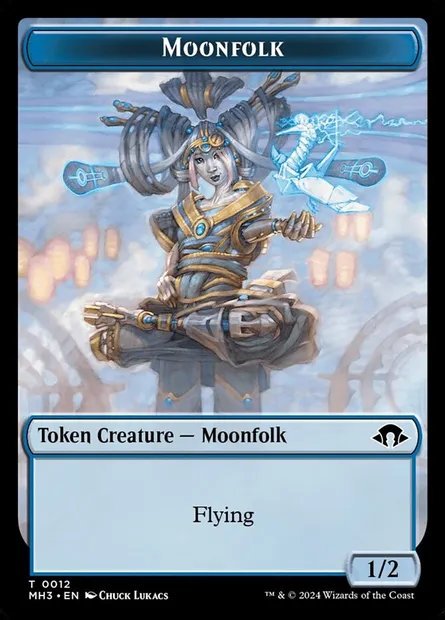 Moonfolk, Magic card TMH3 12 — Modern Horizons 3 Tokens set