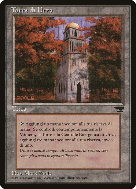 Urza's Tower, Magic card RIN 186 — Rinascimento set