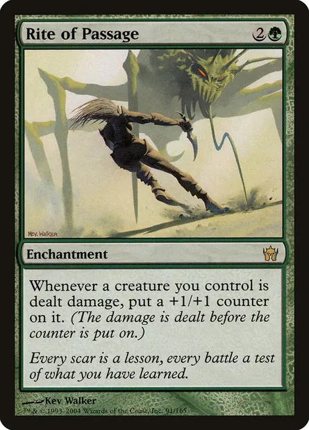 Rite of Passage, Magic card 5DN 91 — Fifth Dawn set