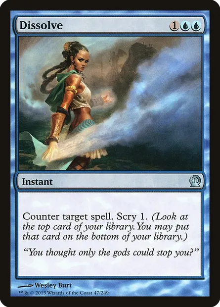 Dissolve, Magic card THS 47 — Theros set