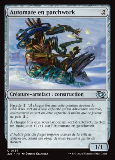 Automate en patchwork, carte Magic J25 757 — extension Foundations Jumpstart