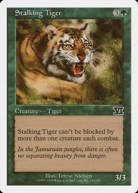 Stalking Tiger, Magic card 6ED 253 — Classic Sixth Edition set