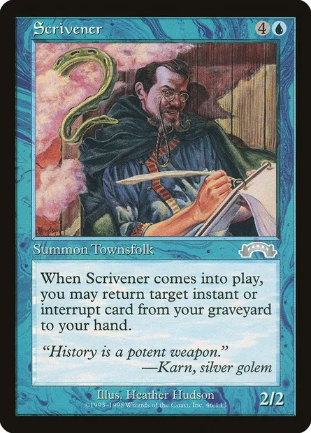 Scrivener, Magic card EXO 46 — Exodus set