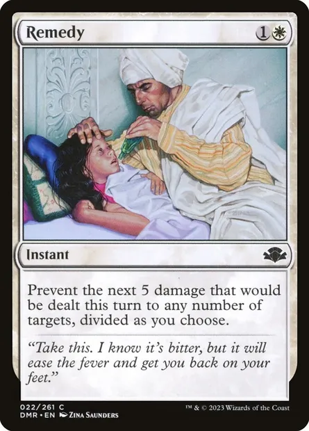 Remedy, Magic card DMR 22 — Dominaria Remastered set