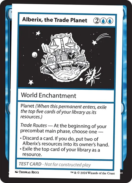 Alberix, the Trade Planet, Magic card MB2 525 — Mystery Booster 2 set
