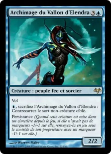 Archimage du Vallon d'Elendra, carte Magic EVE 22 — extension Coucheciel