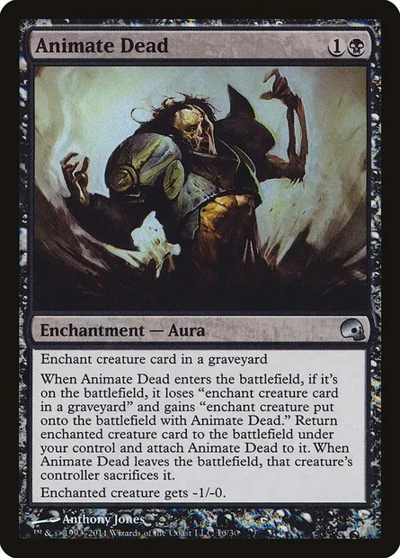 Animate Dead, Magic card PD3 16 — Premium Deck Series: Graveborn set