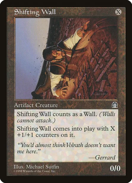 Changemur, carte Magic STH 140 — extension Forteresse