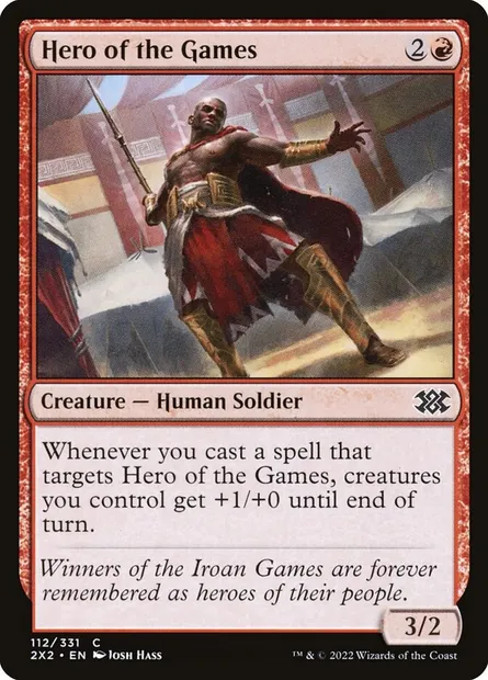 Hero of the Games, Magic card 2X2 112 — Double Masters 2022 set