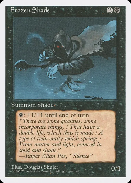 Frozen Shade, Magic card 4ED 138 — Fourth Edition set