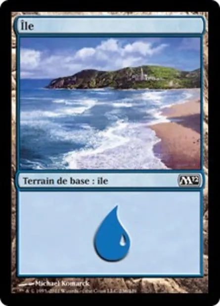 Île, carte Magic M12 236 — extension Magic 2012