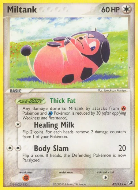 Miltank, Pokémon card UF 42 — Unseen Forces set