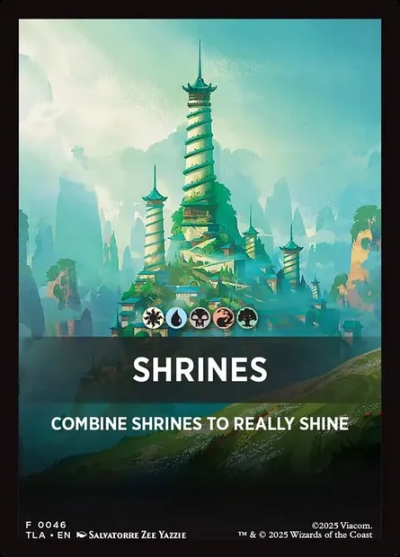 Shrines, carte Magic JTLA 46 — extension Avatar: The Last Airbender Jumpstart Front Cards