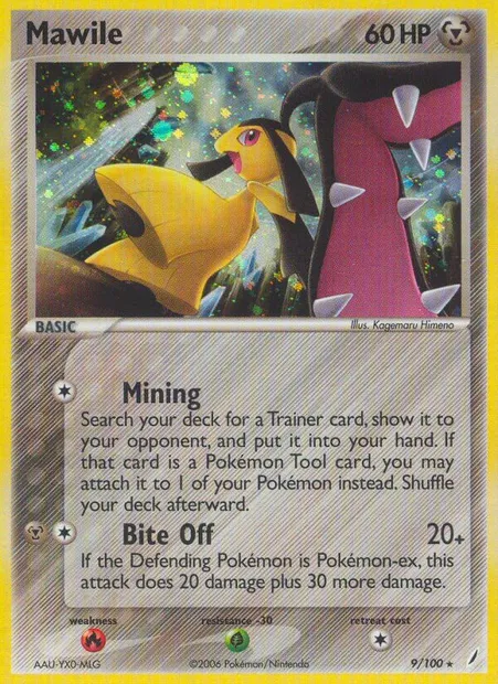 Mawile, Pokémon card CG 9 — Crystal Guardians set