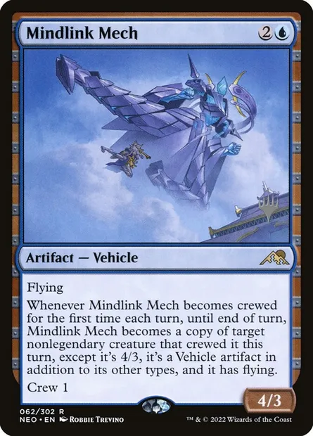 Mindlink Mech, Magic card PNEO 62p — Kamigawa: Neon Dynasty Promos set