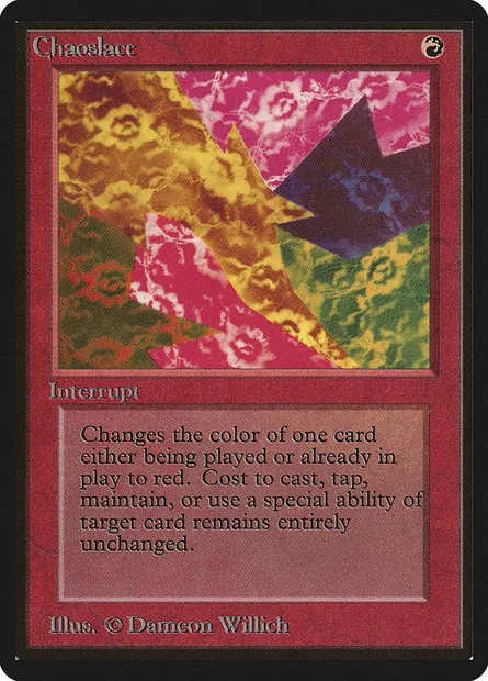 Chaoslace, Magic card LEB 140 — Limited Edition Beta set