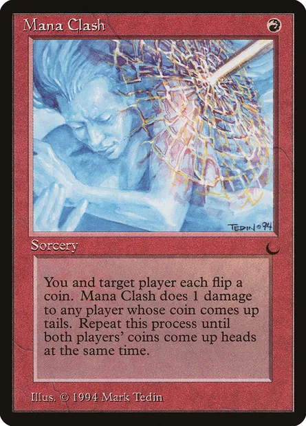 Mana Clash, Magic card DRK 72 — The Dark set
