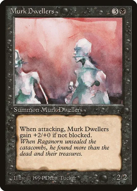 Murk Dwellers, Magic card DRK 49 — The Dark set
