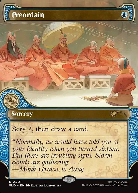 Prédestination, carte Magic SLD 2301 — extension Secret Lair Drop