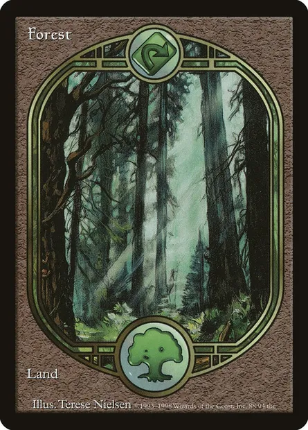Forest, Magic card UGL 88 — Unglued set