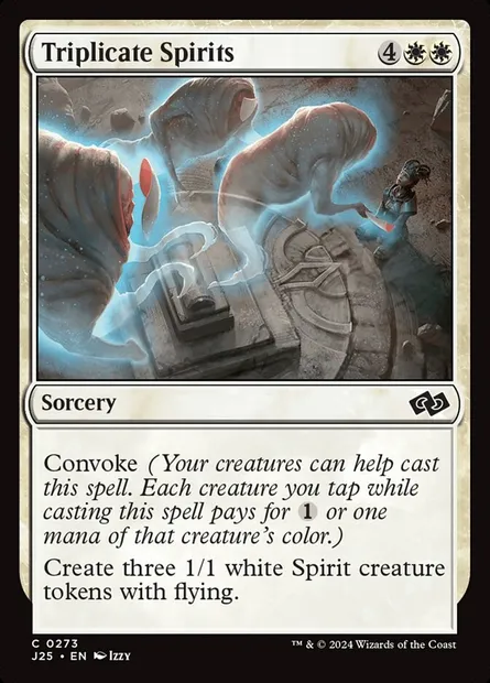Triplicate Spirits, Magic card J25 273 — Foundations Jumpstart set