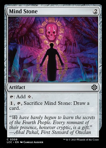 Mind Stone, Magic card LCC 309 — The Lost Caverns of Ixalan Commander set