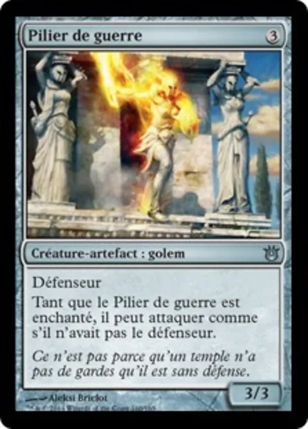 Pilier de guerre, carte Magic BNG 160 — extension Créations divines