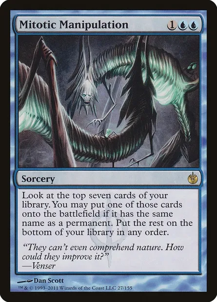 Mitotic Manipulation, Magic card MBS 27 — Mirrodin Besieged set