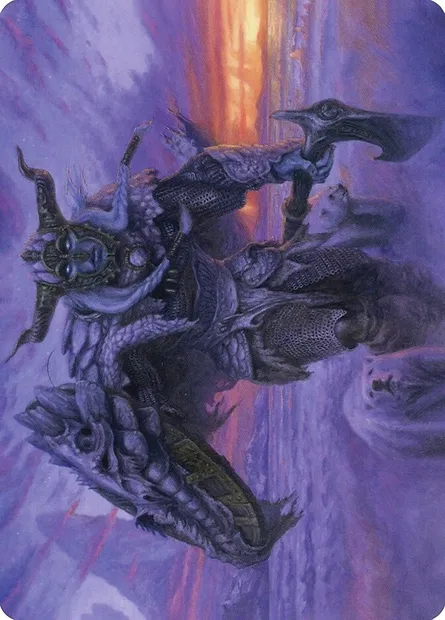 Rimeshield Frost Giant // Frost Giant, carte Magic AAFR 5 — extension Adventures in the Forgotten Realms Art Series