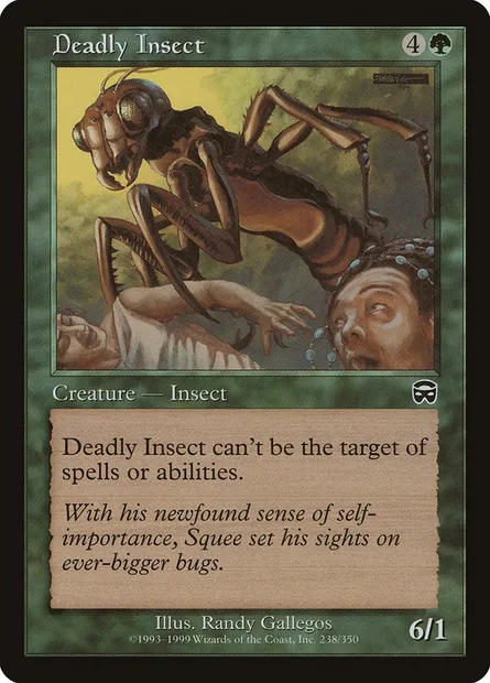 Deadly Insect, Magic card MMQ 238 — Mercadian Masques set