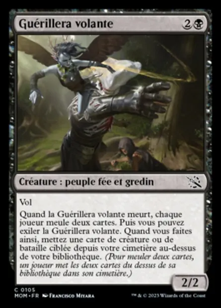 Guérillera volante, carte Magic MOM 105 — extension L'invasion des machines