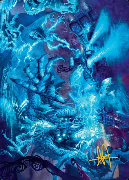 The Speed Demon // The Speed Demon, carte Magic ADFT 18 — extension Aetherdrift Art Series