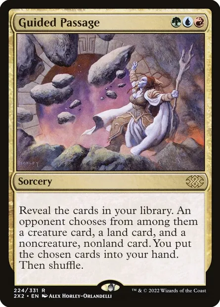 Guided Passage, Magic card 2X2 224 — Double Masters 2022 set
