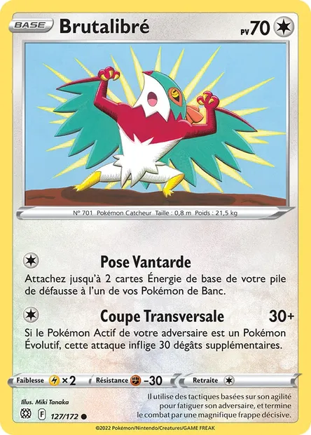 Brutalibré, carte Pokémon BRS 127 — extension Stars Étincelantes