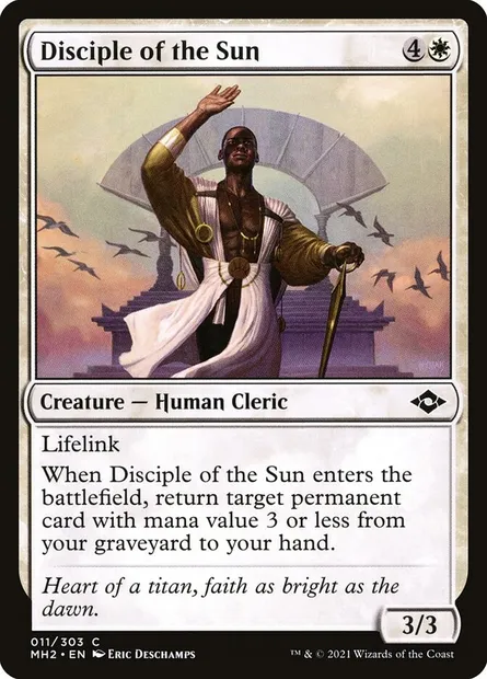Disciple of the Sun, Magic card MH2 11 — Modern Horizons 2 set