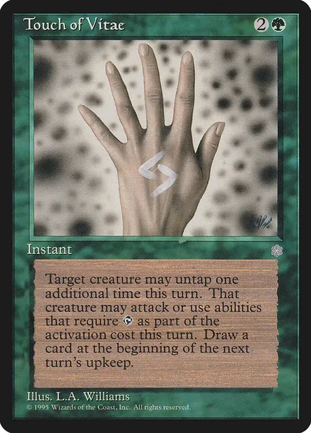 Toucher de vigueur, carte Magic ICE 271 — extension Ere Glaciaire
