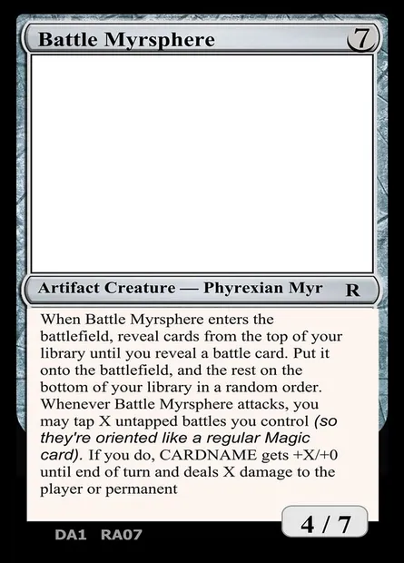 Battle Myrsphere, Magic card UNK RA07a — Unknown Event set