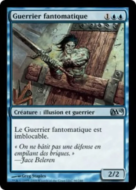 Guerrier fantomatique, carte Magic M10 66 — extension Magic 2010