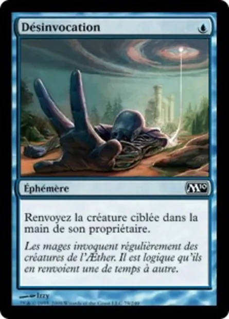 Désinvocation, carte Magic M10 79 — extension Magic 2010