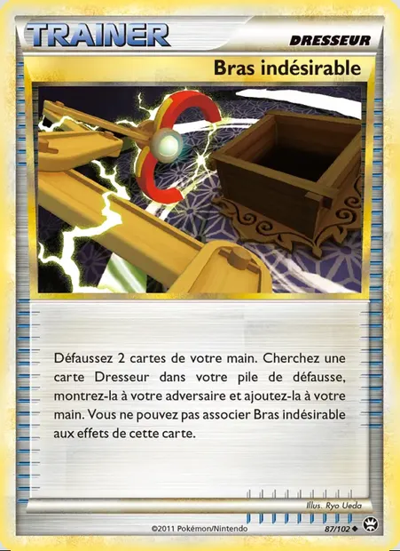 Bras indésirable, carte Pokémon TM 87 — extension Triomphant