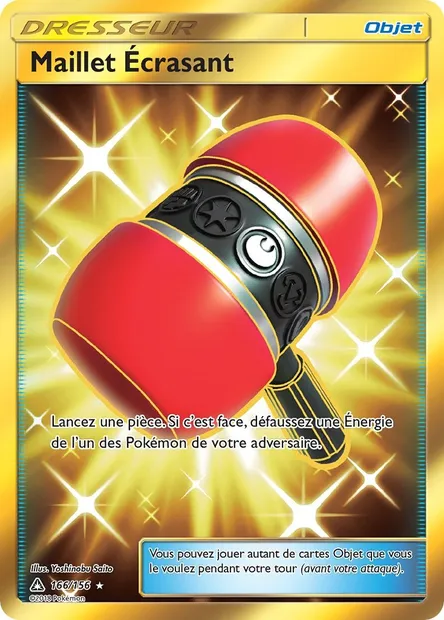 Maillet Écrasant, carte Pokémon UPR 166 — extension Ultra-Prisme