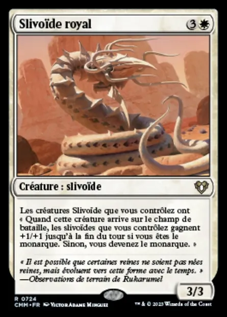 Slivoïde royal, carte Magic CMM 724 — extension Commander Masters