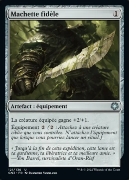 Machette fidèle, carte Magic GN3 121 — extension Game Night: Free-for-All