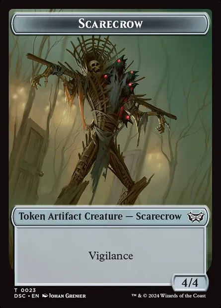 Scarecrow, Magic card TDSC 23 — Duskmourn Commander Tokens set