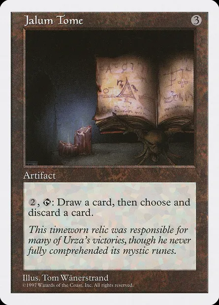 Grimoire de Jalum, carte Magic 5ED 382 — extension Cinquième Edition