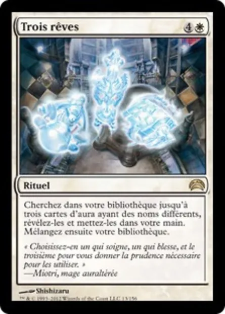 Trois rêves, carte Magic PC2 13 — extension Planechase 2012