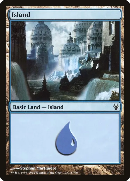 Île, carte Magic DDJ 37 — extension Duel Decks: Izzet vs. Golgari